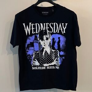 Men’s Wednesday Black Graphic T-Shirt